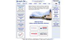 Desktop Screenshot of aipcr.cz