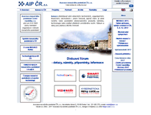 Tablet Screenshot of aipcr.cz